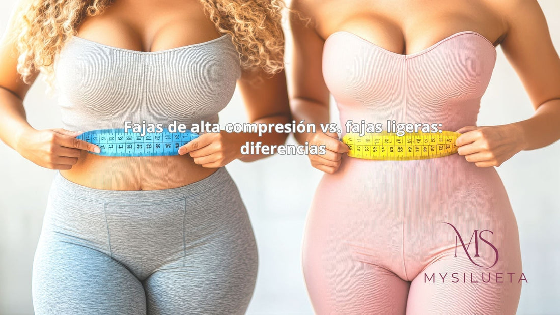 Fajas de alta compresión vs. fajas ligeras: diferencias