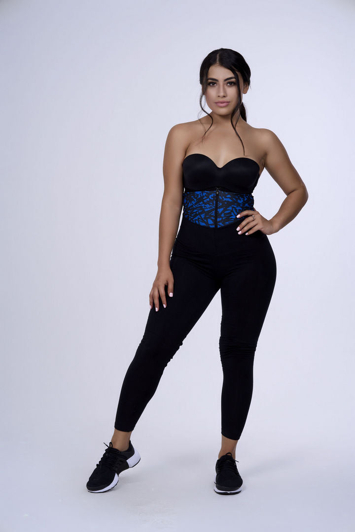 Legging All In One Contour-BLUE PRINT- 1079-1