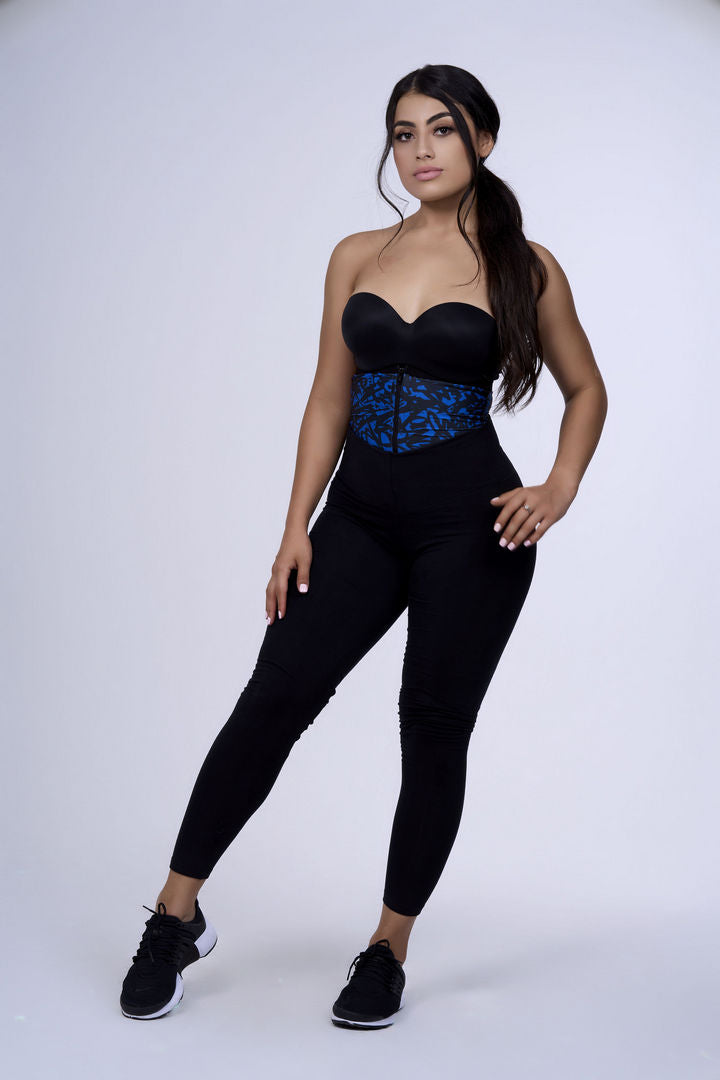Legging All In One Contour-BLUE PRINT- 1079-1
